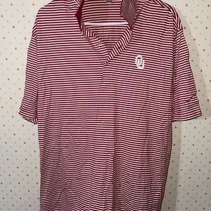 Peter Millar Oklahoma sooners polo sz. XL